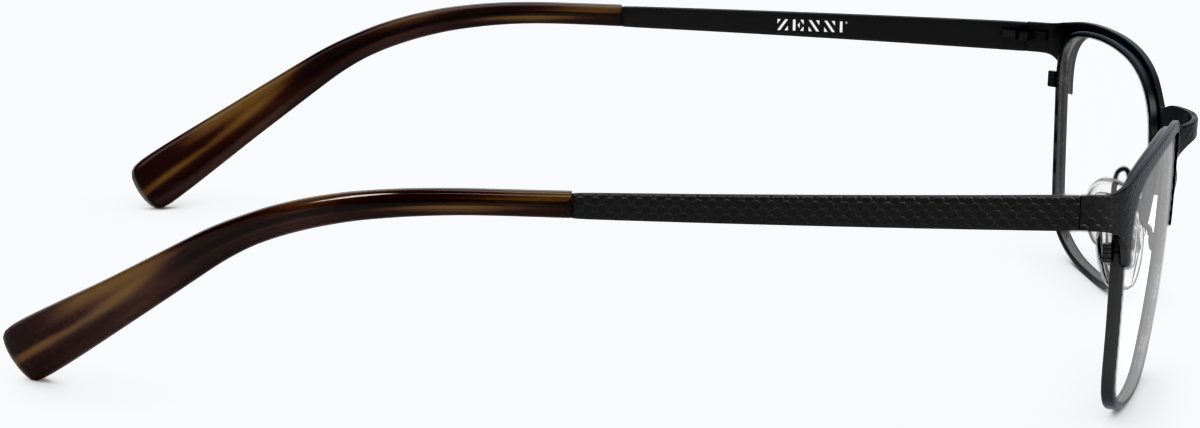 Side view of Browline Glasses 3214721 in Black
