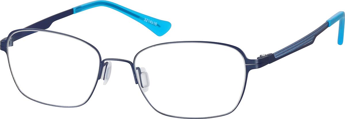 Angle view of Lentes Rectangulares Para Niños 3214916 in Azul