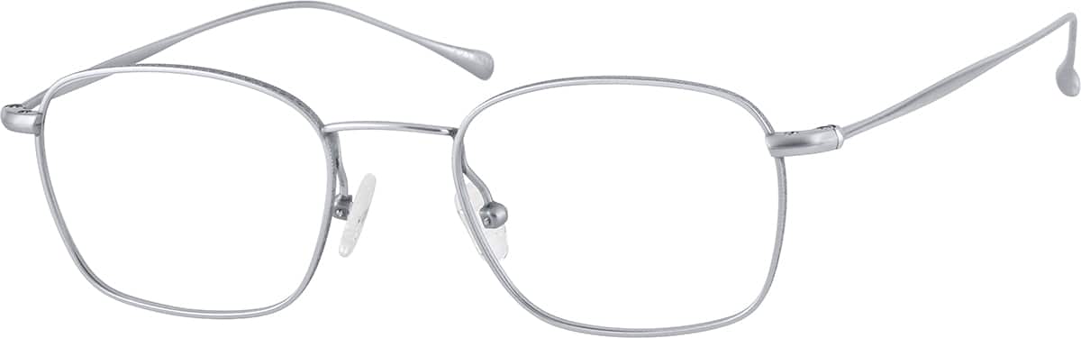 Angle view of Square Glasses 3219311 in Silver