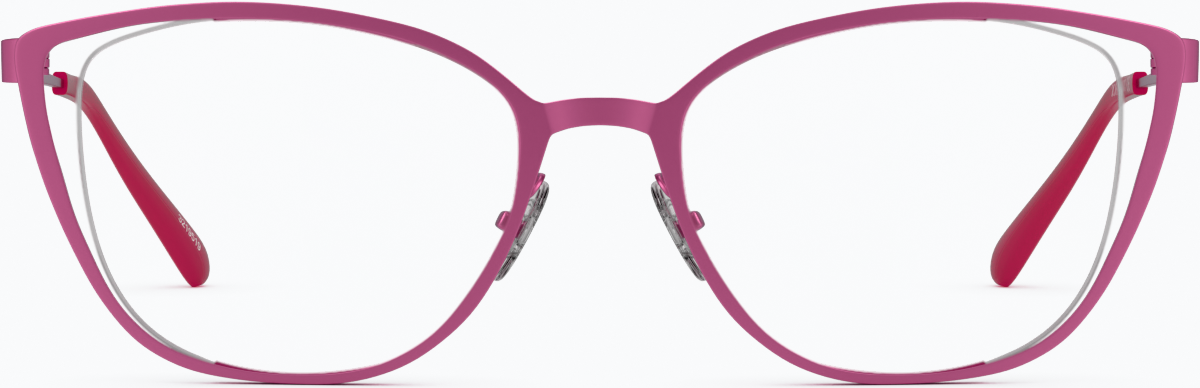 Front view of Cat-Eye Glasses 3219527 in Pink