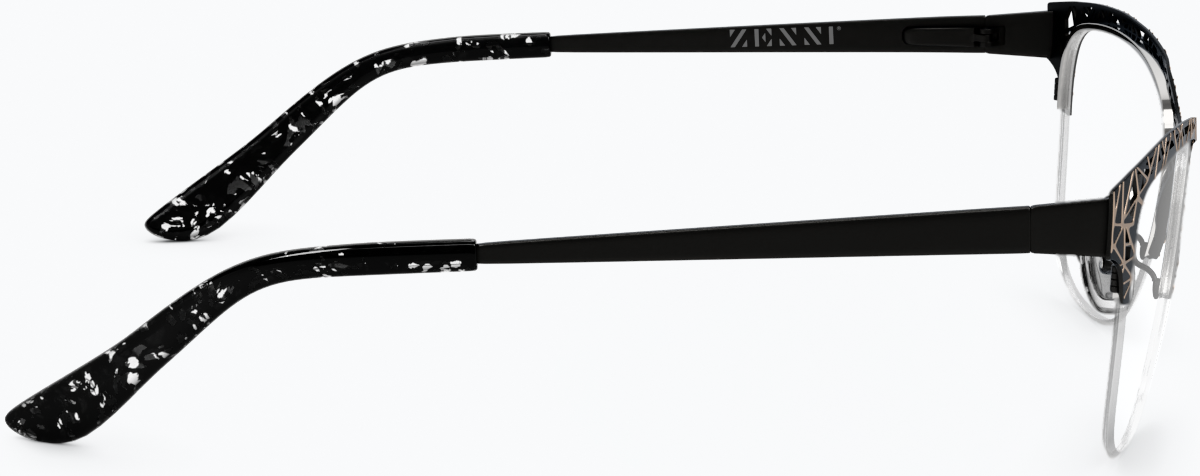 Side view of Cat-Eye Glasses 3220621 in Black