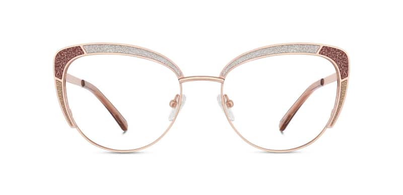 Rose Gold Cat-Eye Glasses
