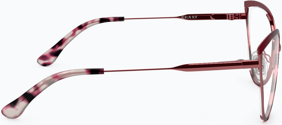 Side view of Cat-Eye Glasses 3222218 in Red