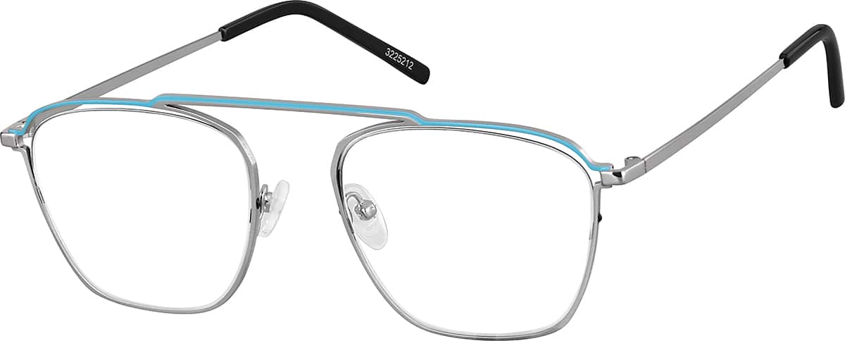 Angle view of Anteojos de aviador 3225212 in Plata