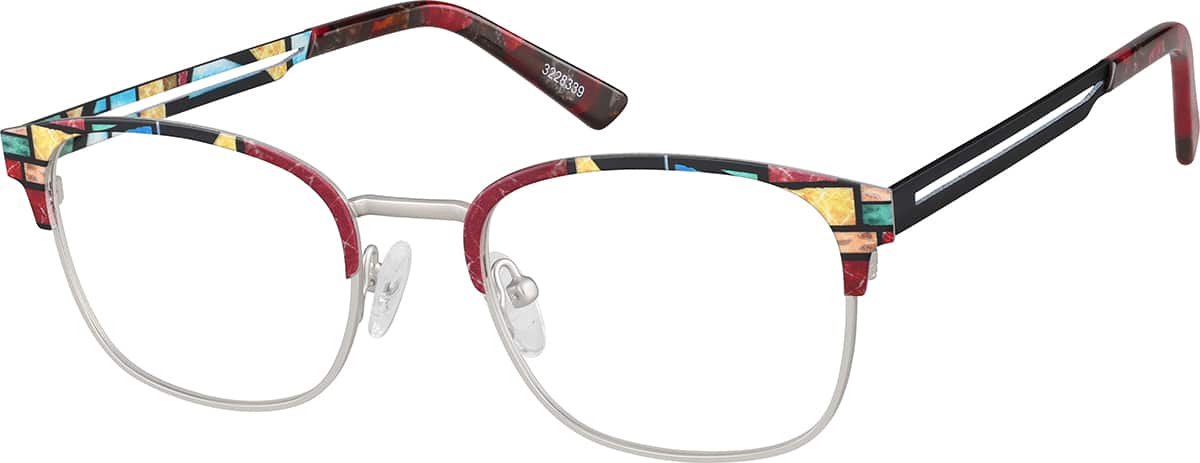 Angle view of Browline Glasses 3228339 in Collage