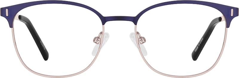 Blue Browline Glasses