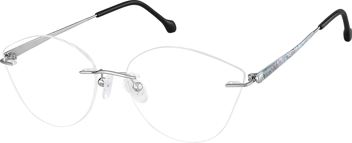 Angle view of Anteojos sin montura 3230811 in Plata
