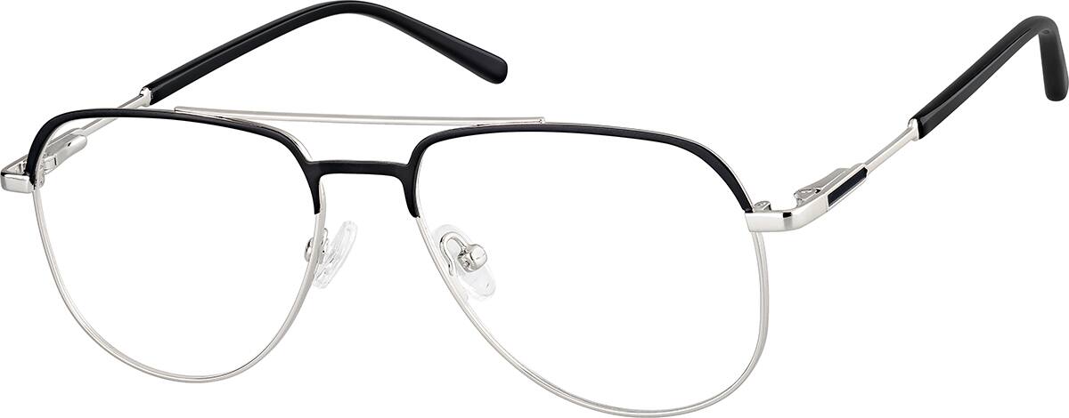 Angle view of Aviator Glasses 3233311 in Silver