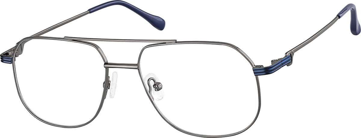 Angle view of Aviator Glasses 3233412 in Gray