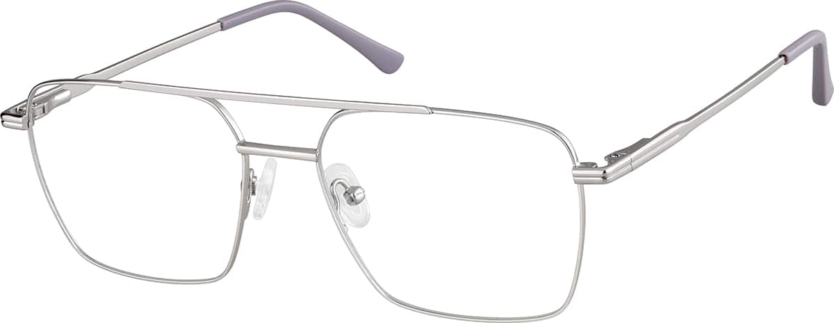 Angle view of Aviator Glasses 3233511 in Silver