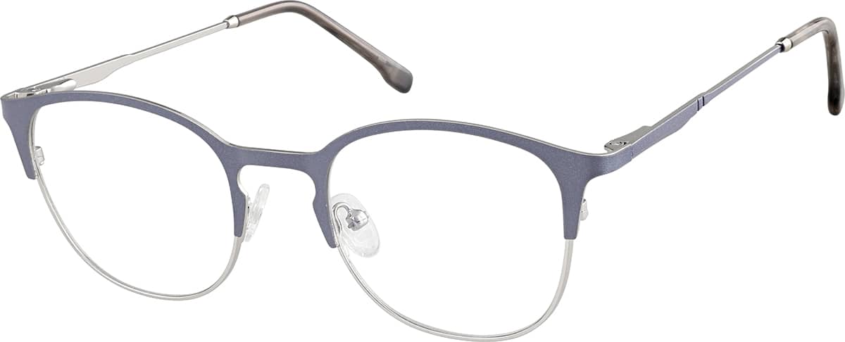 Angle view of Browline Glasses 3236712 in Gray