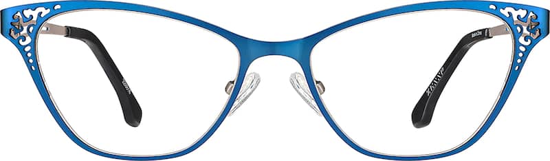 Blue Cat-Eye Glasses