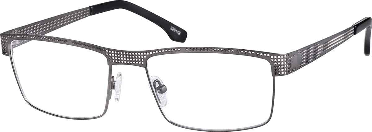 Angle view of Lentes Rectangulares 329112 in Gris