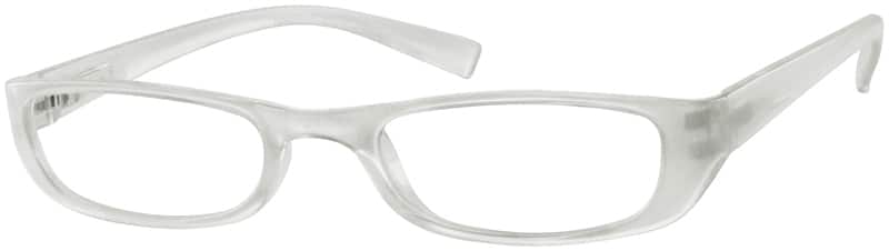 Angle view of Oval Glasses 337411 in Silver