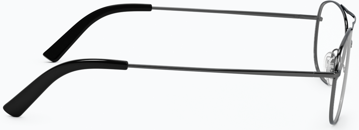 Side view of Aviator Glasses 419012 in Gray