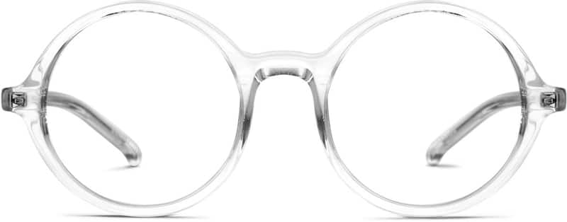 Clear Round Glasses 