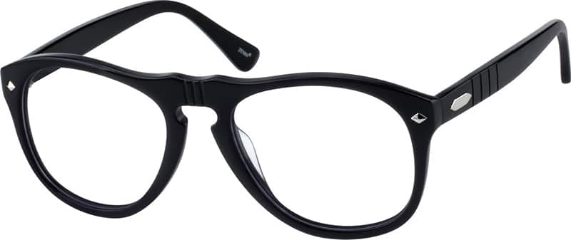 Angle view of Aviator Glasses 4411421 in Black