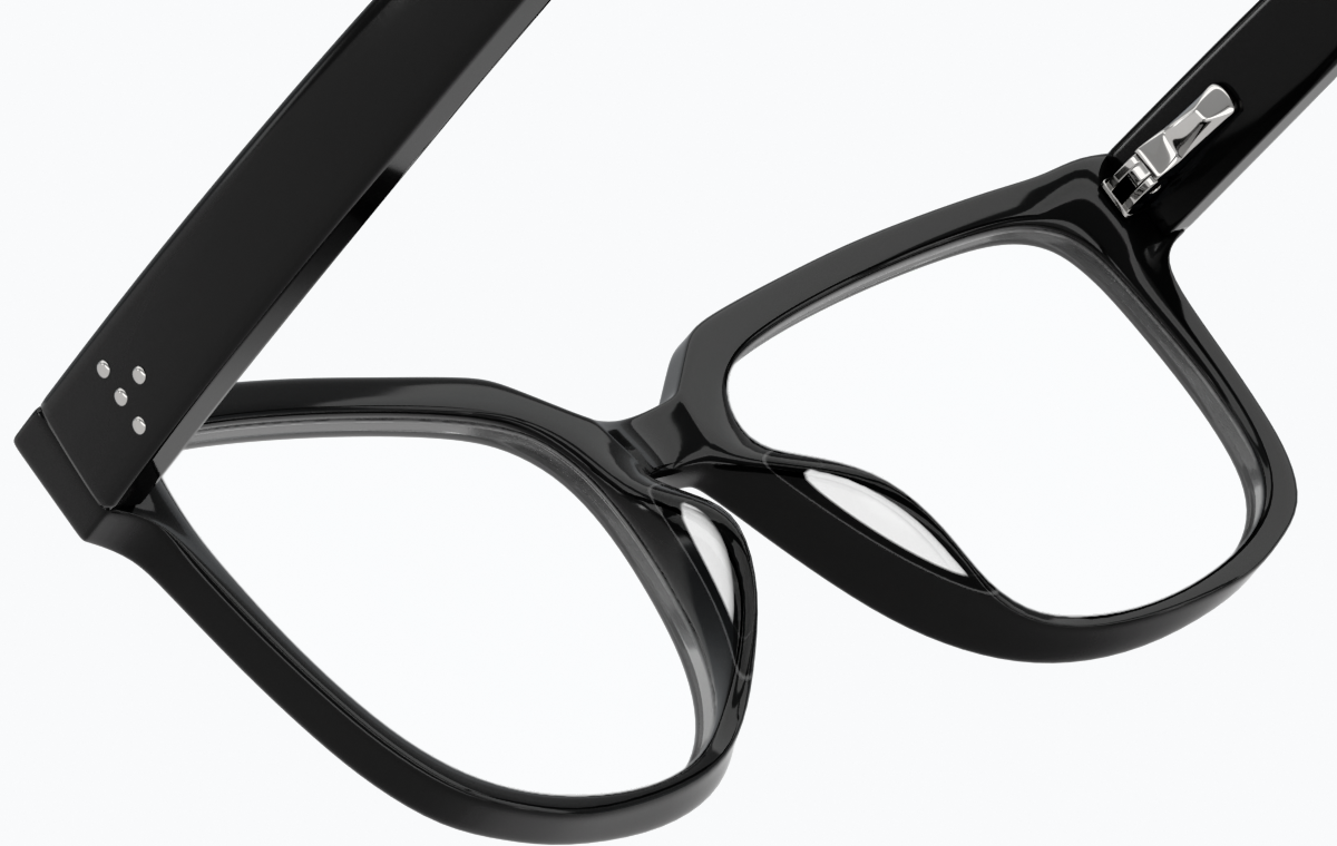 See-through view of Sausalito Eyeglasses 4413021 in Black
