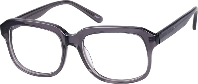 Angle view of Square Glasses 4414312 in Gray