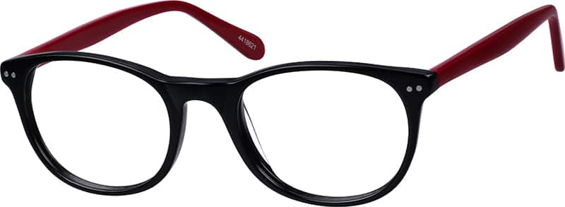 Angle view of Anteojos ovalados 4418621 in Negro