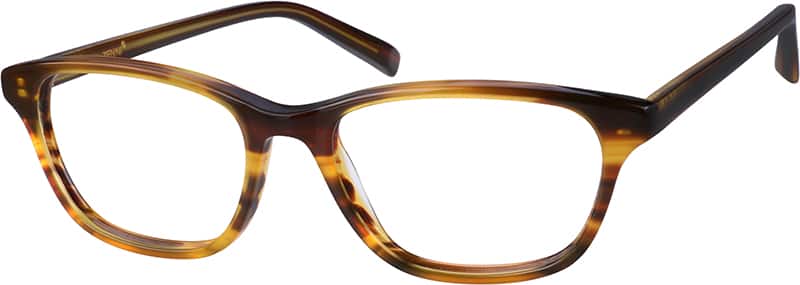 Angle view of Wright Eyeglasses 4419115 in Brown