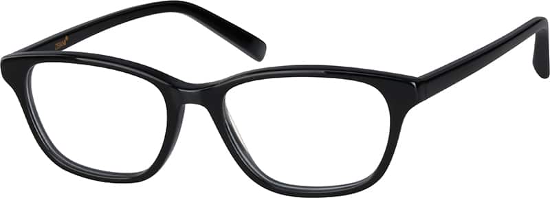 Angle view of Wright Eyeglasses 4419121 in Black