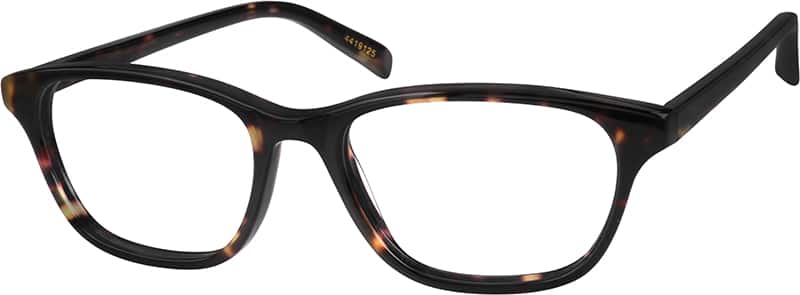 Angle view of Wright Eyeglasses 4419125 in Tortoiseshell