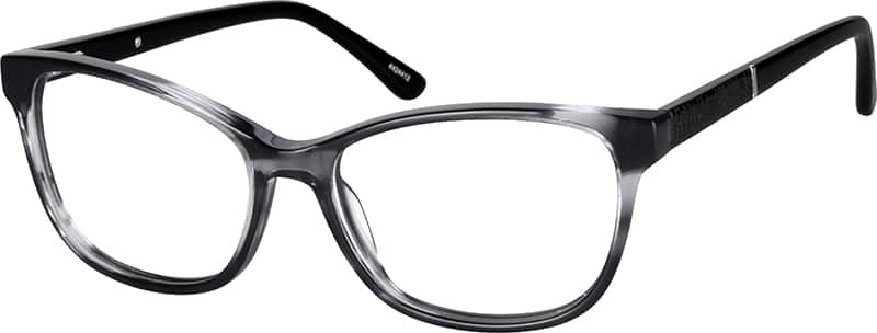 Angle view of Anteojos rectangulares 4424412 in Humo