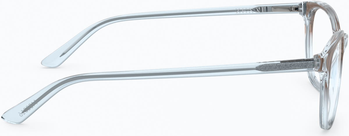 Side view of Square Glasses 4430016 in Blue