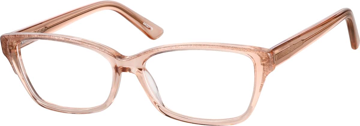 Angle view of Anteojos rectangulares 4432719 in Rosa