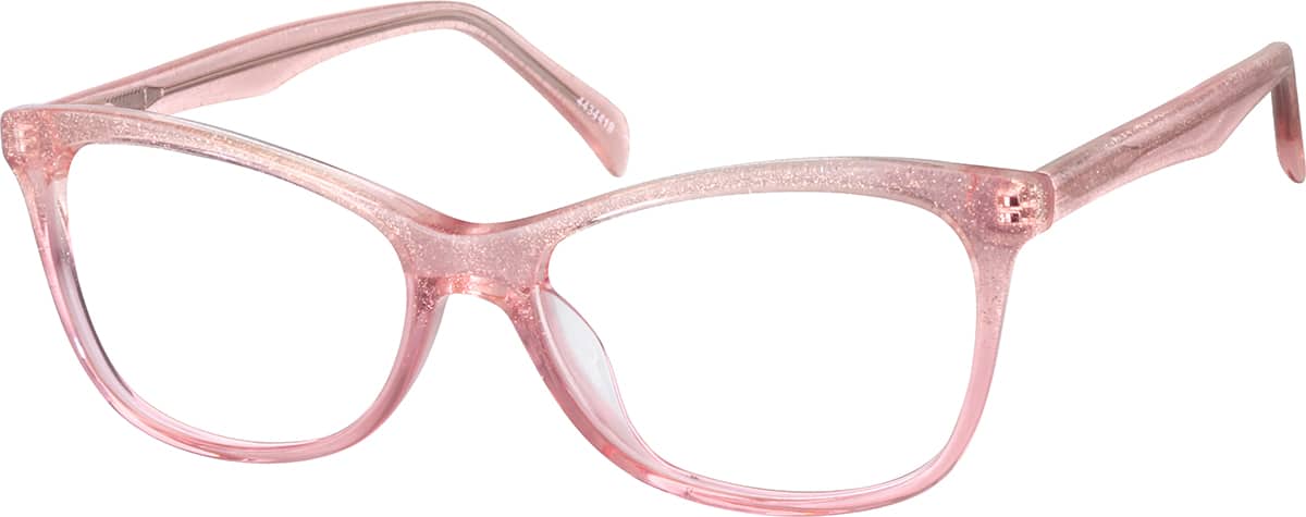 Angle view of Cat-Eye Glasses 4434419 in Pink