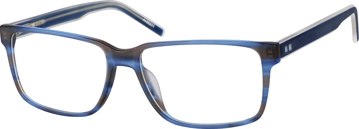 Angle view of Rectangle Glasses 4436216 in Slate
