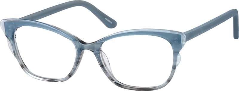 Angle view of Cat-Eye Glasses 4436916 in Slate