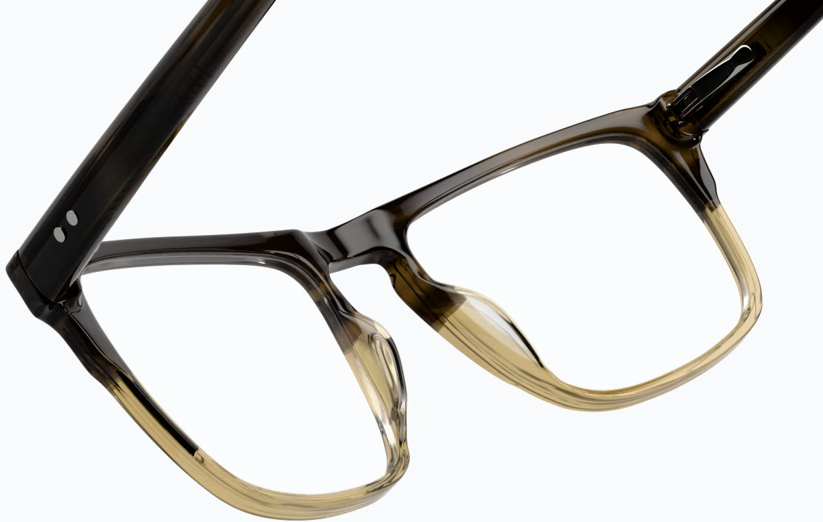 See-through view of Jetsetter Glasses 4437215 in Brown