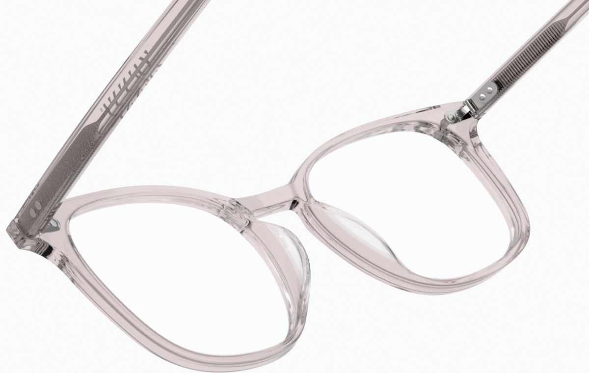 See-through view of Square Glasses 4437419 in Tawny