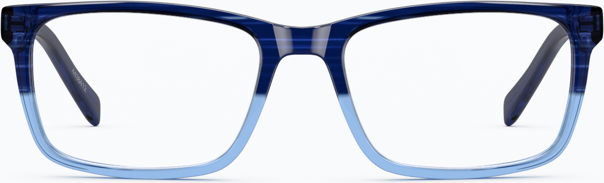 Front view of Sam I Am Glasses 4438416 in Blue