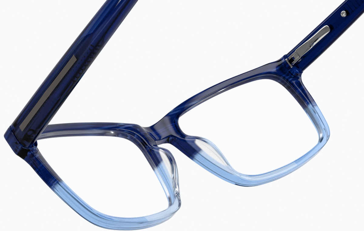 See-through view of Sam I Am Glasses 4438416 in Blue