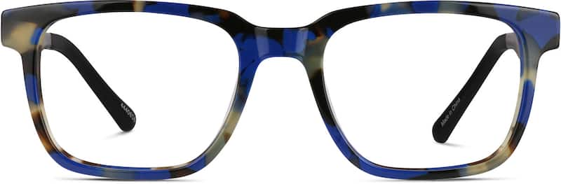 Blue Tortoiseshell Dare Kids' Square Glasses