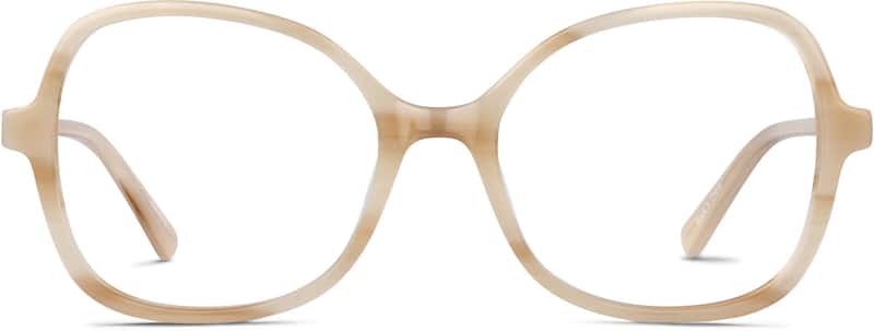 Ecru Cat-Eye Glasses