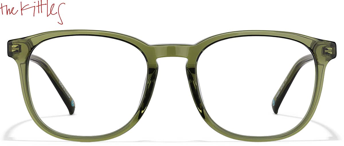 Front view of Lunettes de voyageurs 4448924 in Verte