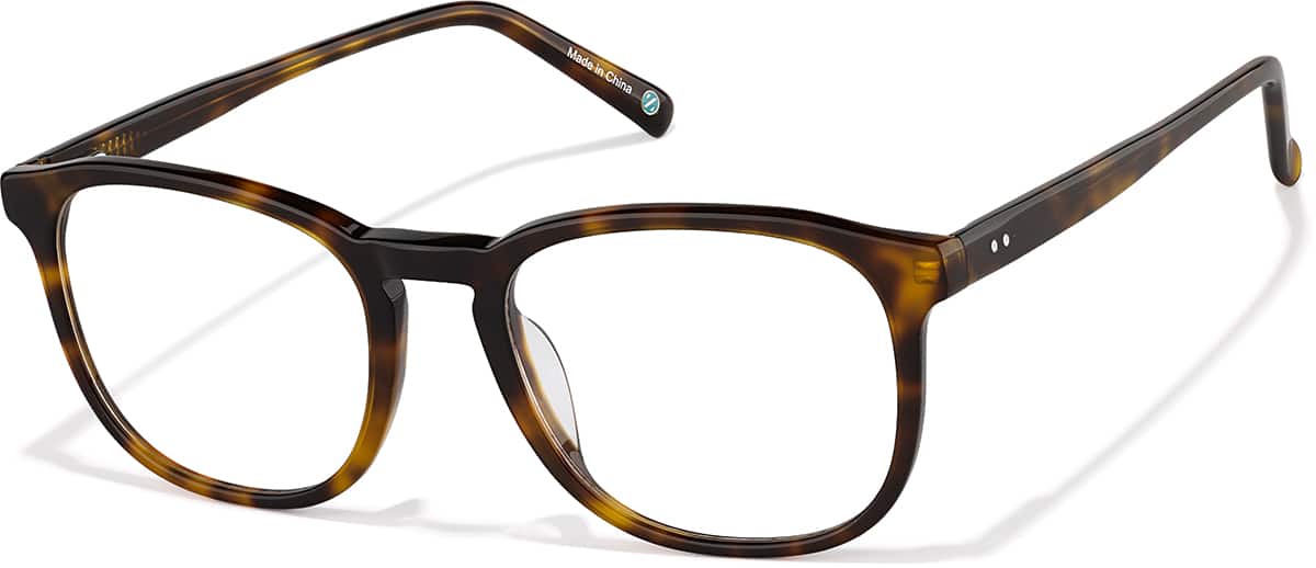 Angle view of Lunettes de voyageurs 4448925 in Carapace de tortue