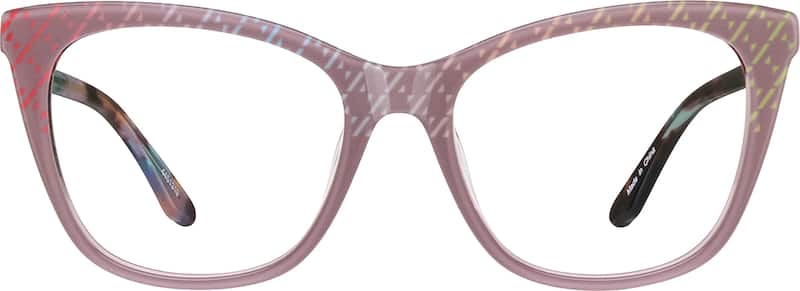 Pink Cat-Eye Glasses