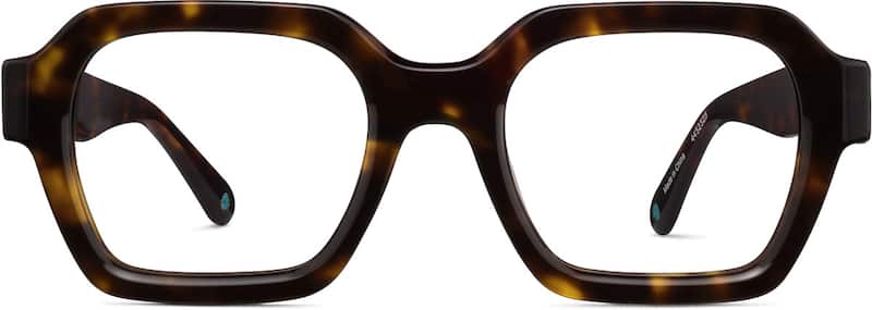 Tortoiseshell Geometric Glasses