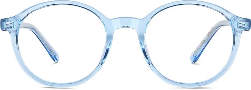 Blue Kids' Round Glasses