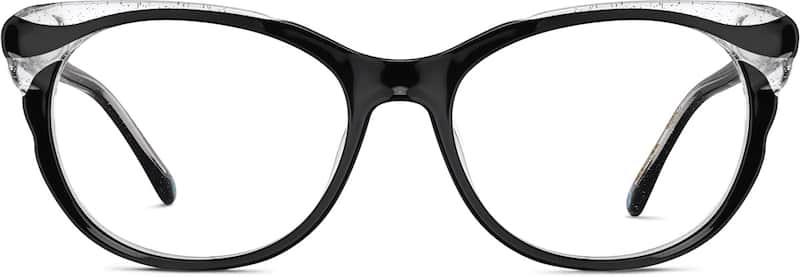 Black Premium Oval Glasses