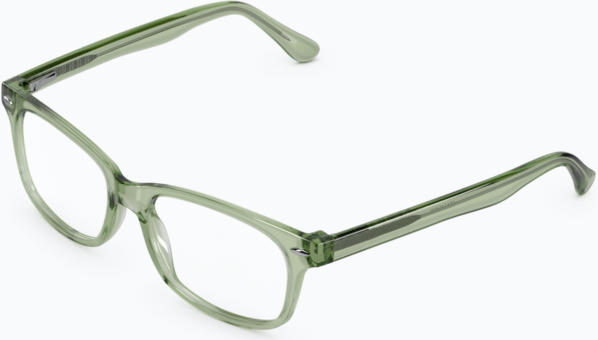 Angle view of Tamalpais Eyeglasses 445924 in Green
