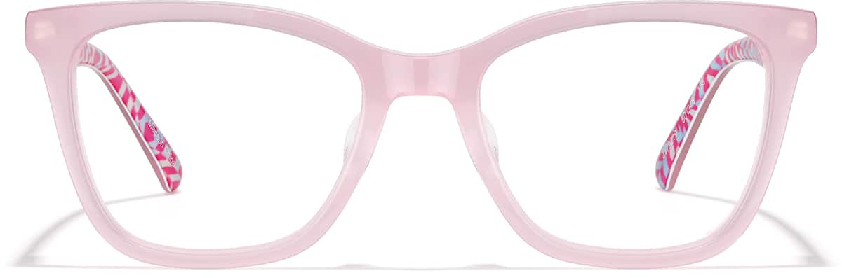 Front view of Cat-Eye Glasses 4479219 in Pink