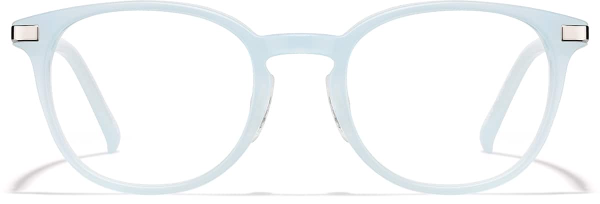 Front view of Square Glasses 4479416 in Blue