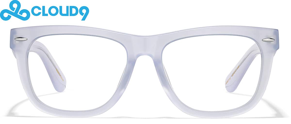 Front view of Cloud9 Lifestyle Square Eyeglasses 4482112 in Gray