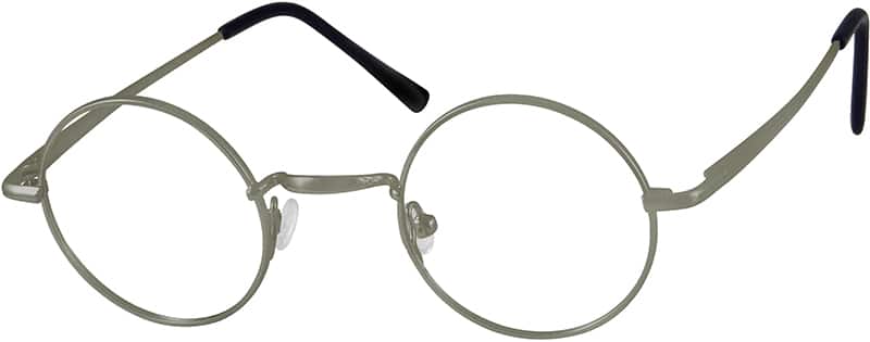 Angle view of Round Glasses 450012 in Gray